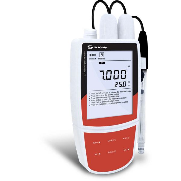 SciQuip Portable Precision pH/ORP/°C/°F Meter