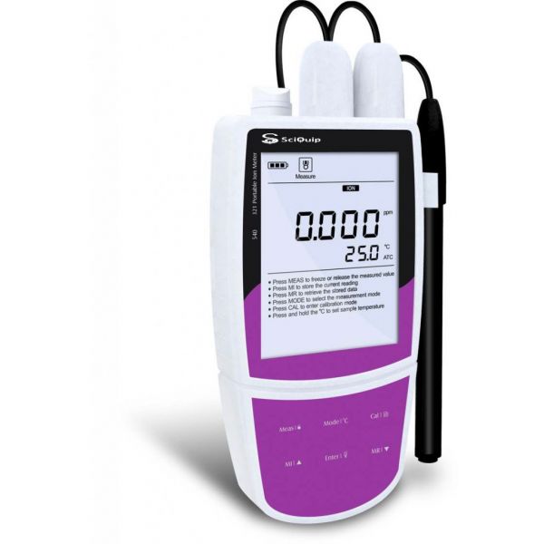 SciQuip Portable pH/Ion/ORP/°C/°F Meter