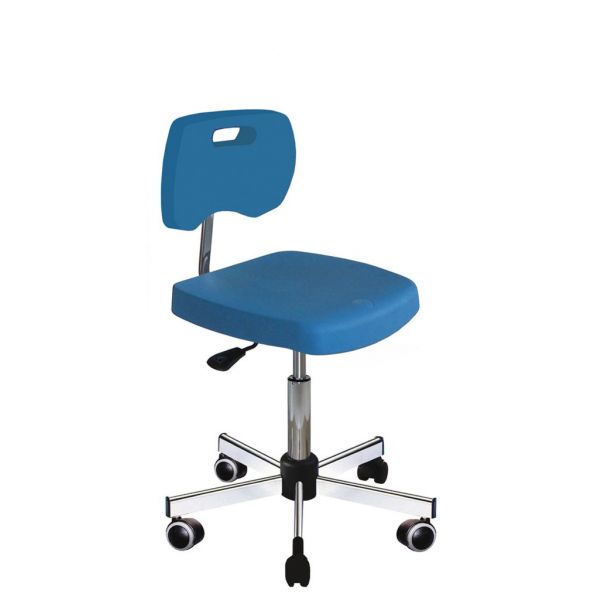 Kango Adjustable Chairs, Polyurethane: Chrome