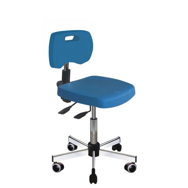 Kango Asynchronous Chairs, Polyurethane: Chrome
