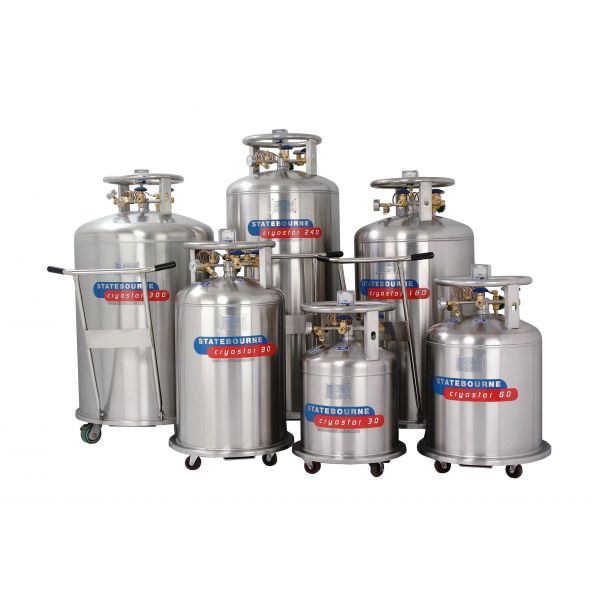 Statebourne Cryogenics Storage - CRYOSTOR Series - Liquid Nitrogen Stainless Steel Cylinders